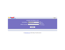 Tablet Screenshot of mail.autarnet.com